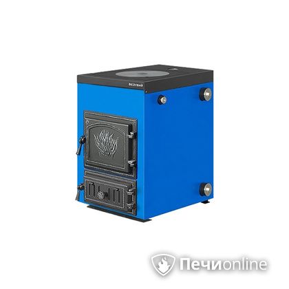 Отопительный котел Везувий Эльбрус-14 с плитой Везувий В1 в Кунгуре