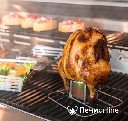 Ростер Char-Broil Grill+ для курицы с креплением для емкости в Кунгуре