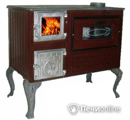 Отопительно-варочная печь МастерПечь ПВ-06 с духовым шкафом, 7.5 кВт в Кунгуре