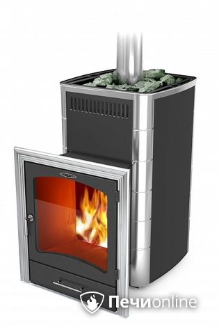 Дровяная банная печь TMF Калина II Inox БСЭ антрацит НВ ПРН в Кунгуре