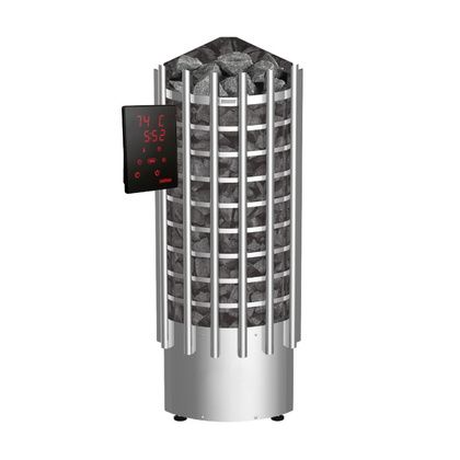 Электрокаменка для сауны Harvia Glow Corner TRC90XE c цифровой панелью управления в Кунгуре