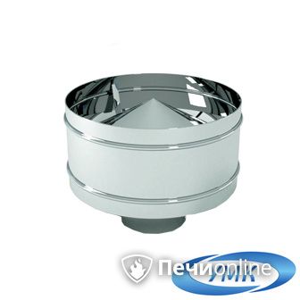 Дымоход УМК Оголовок с дефлектором D100х160 Н+Оц 0.5мм 0.5мм по воде в Кунгуре
