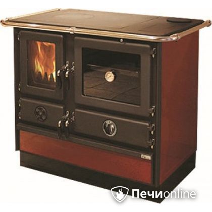 Отопительно-варочная печь MBS Thermo Magnum Red R с теплообменником и духовым шкафом в Кунгуре